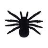 Flocking Plastic Halloween Spiders Set of 2/1 Eerie Crawly Decors Realistic Spiders Decorations for Party Supplies