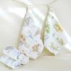 6 Lagen Baumwollgaze Baby Waschlappen Mullwindeln 5 Stück Neugeborenen Baby Handtuch Set Weiches Waschhandtuch Babys Zubehör