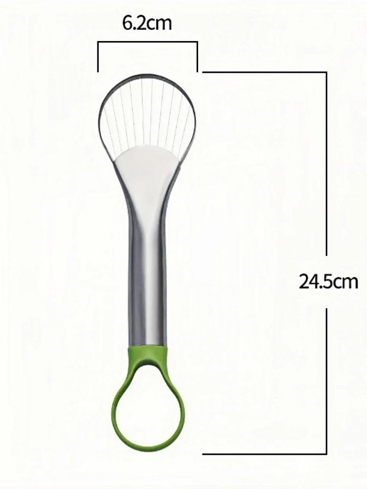 Coltello per avocado Gadget Taglierina in acciaio inossidabile Gadget da cucina Artefatto per tagliare la frutta Tutto per la cucina e la casa Fette di frutto del drago