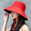 Chapeau seau réversible à large bord pour femme: Mode Printemps/Été, Protection Solaire, Style Japonais