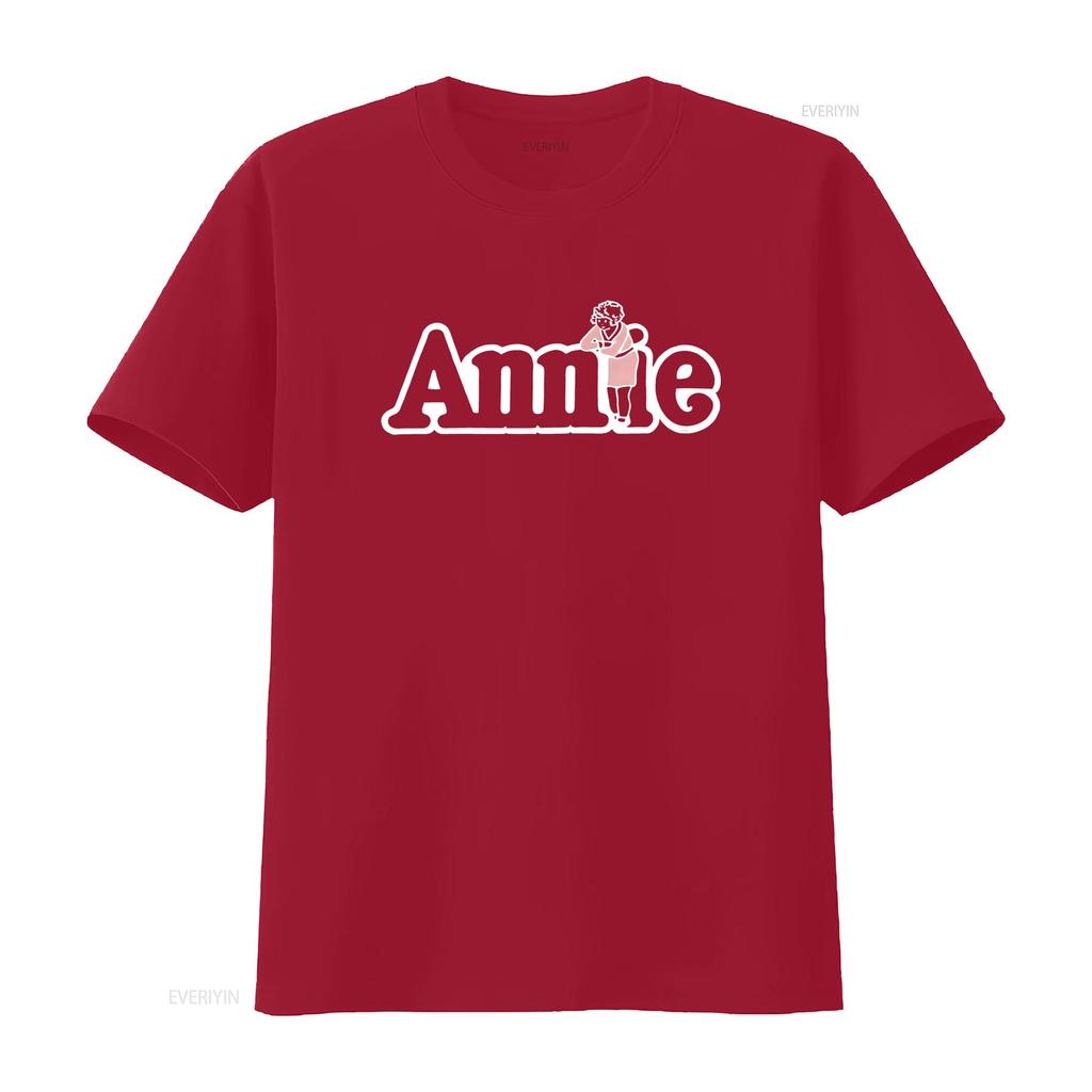 Vintage Annie Musical Screen Stars T Shirt 1990s Streetwear Slightly Casual Fashion Graphic Stretched Vintage