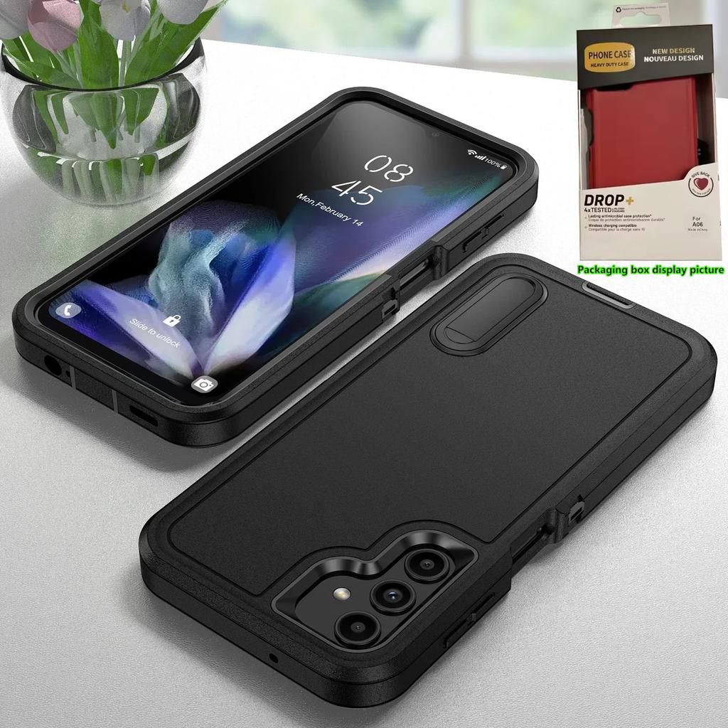 Heavy Duty Protection OTT Armor Defender Case For Samsung Galaxy A17 A07 A56 A36 A26 A16 A06 A15 A54 5G Anti-fingerprint Cover