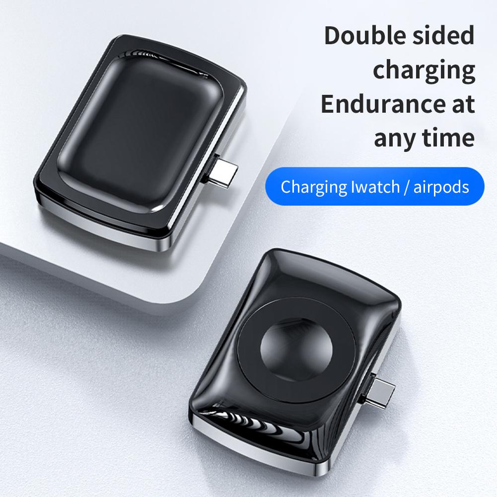 Buy 2 in 1 Type-c Port Double-sided Wireless Charger for Apple Watch/ Apple  Watch AirPods at affordable prices — free shipping, real reviews with  photos — Joom