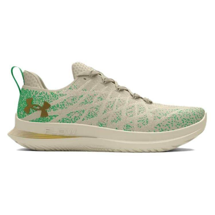 Under Armour Flow Velociti 3 Etched In Stone Women Sneakers Cream Ivory-Dune Court-Green 3027335-100