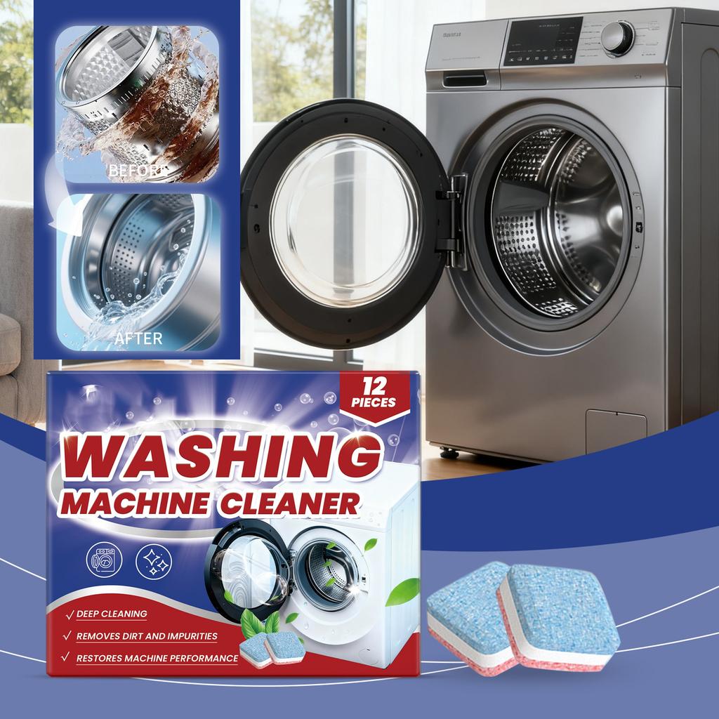Washing Machine Descaling And Cleaning Tablets Are Suitable For Clean Drum Washing Machines.