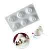 Mold Igloo 6 Cavity Silicone Silicone Cake Mold For Mousse Ice Cream Chiffon Baking Accessories