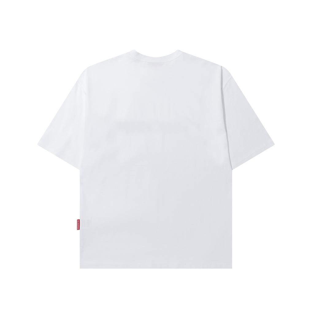 PSSHOPPER Big Logo Premium Cotton Inner T-Shirt [White]