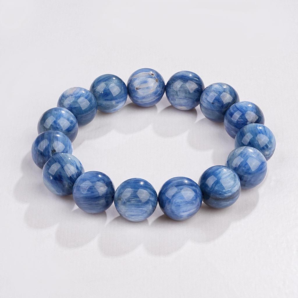 Mei Zhuo Light Purple Bolivian Amethyst Crystal Bracelet with Round Beads