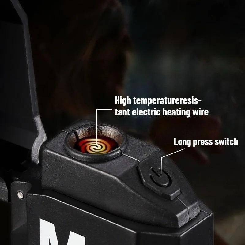 New COB Work Light Portable Mini Flashlight Outdoor Strong Light Waterproof Home Multi Functional Electric Wire Lighter Light Type-C Rechargeable