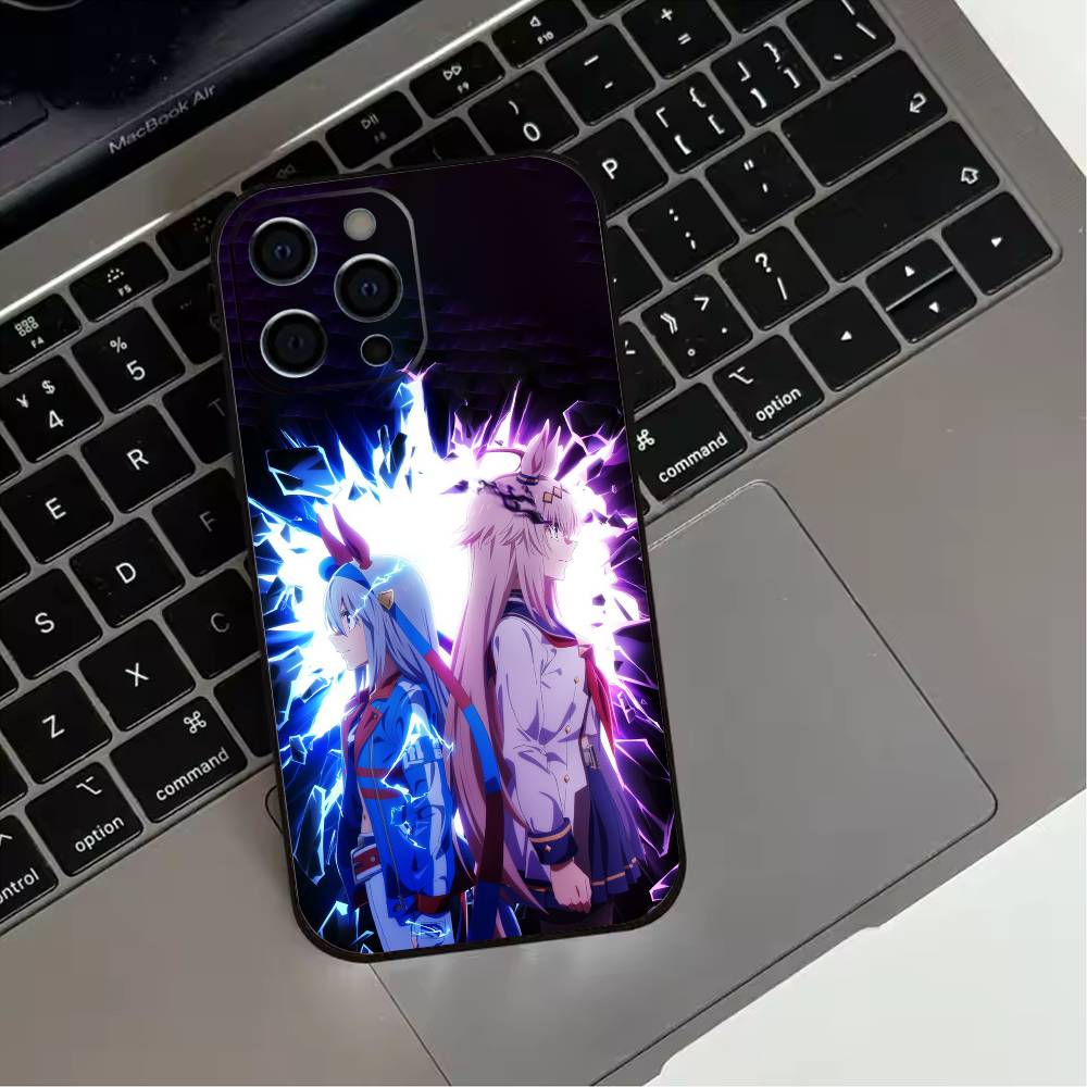 O-Oguri Cap Tamamo Phone Case For iPhone 17,16,15,14,13,12,11 Plus,Pro Max,XS,Soft Silicone Black Cover
