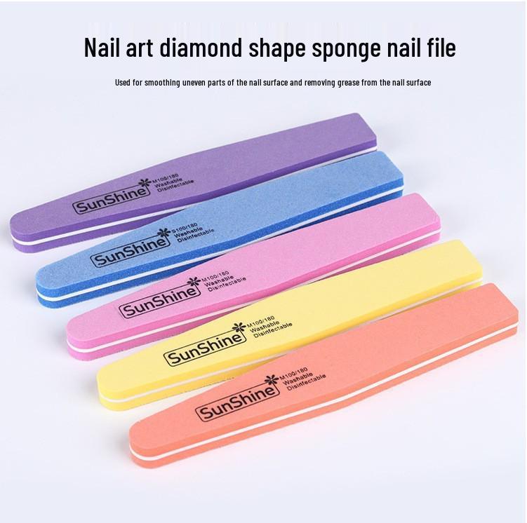 Sunshine Sponge Nail Art Polishing and Shaping Gel Buffing Tool