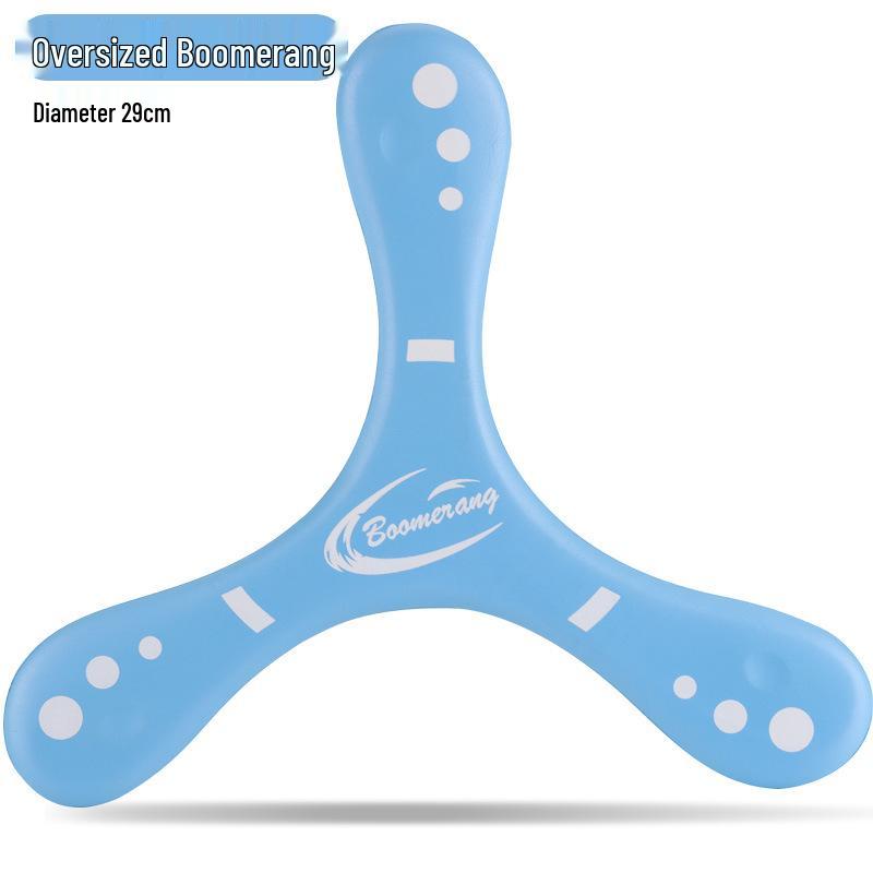 Children's Soft Boomerang Frisbee: Three-Leaf Outdoor Sports Toy for Boys and Parents