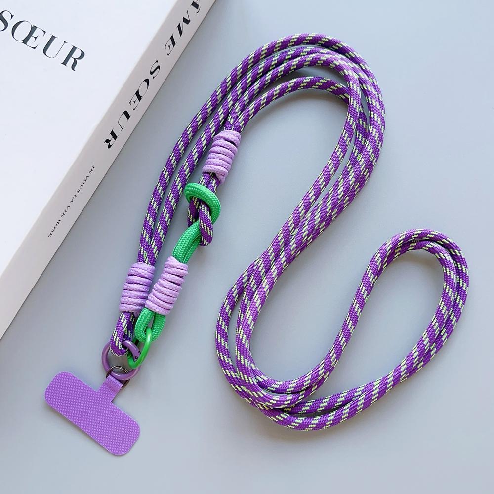 2 in 1 Fashion Universal Long Phone Lanyard Strap Mobile Phone Hanging Rope Neck Straps Anti-lost Lanyards Cell Phone Accessorie