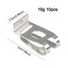 For Tool Storage Belt Clip Hooks 10 Piece Belt Hook Set Workshop Tools 5*2.5cm Complete Package Heavy Use Resistance