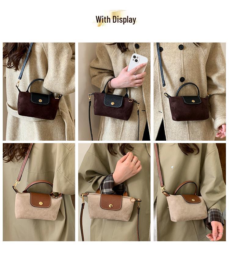 2025 Women's Crossbody Bag: Lightweight Suede Shoulder and Handbag