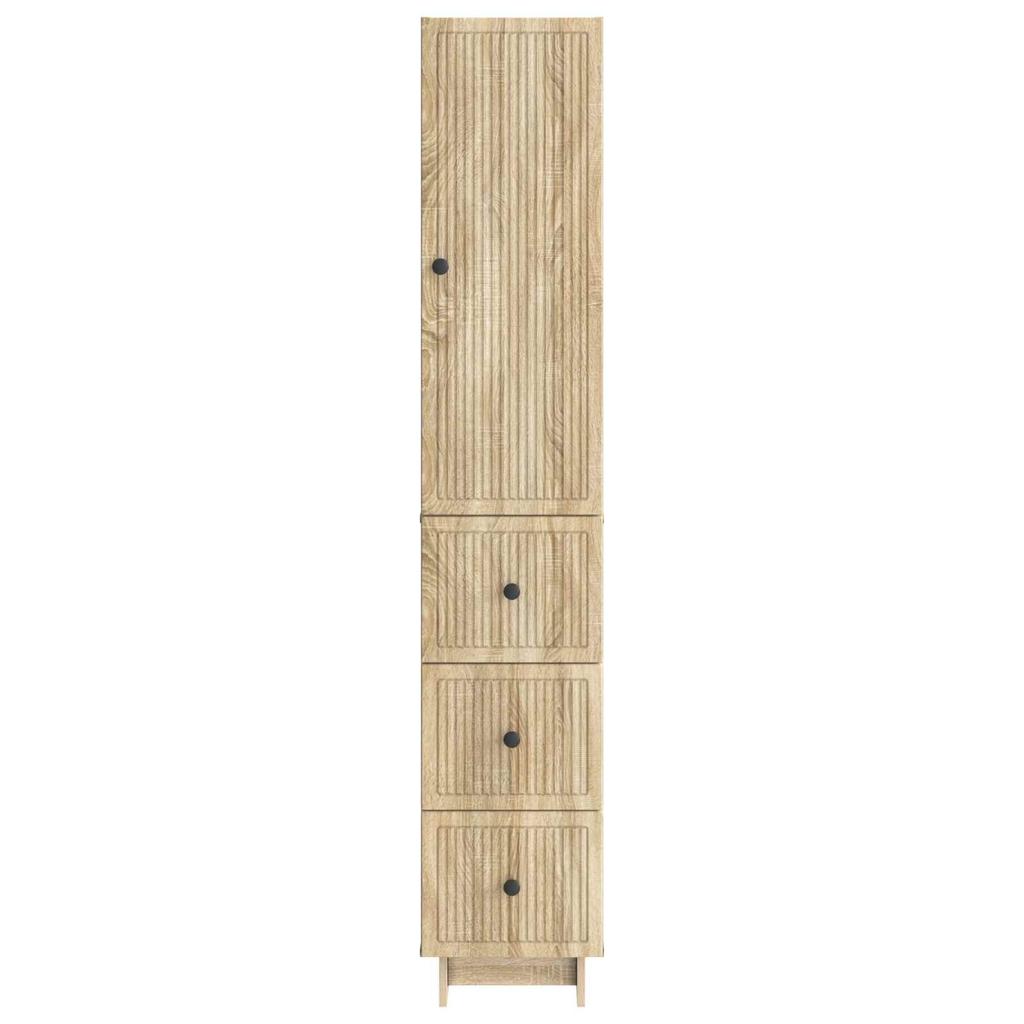 Cabinet Set 2 pcs 33 x 34.5 x 90 cm Engineered Wood