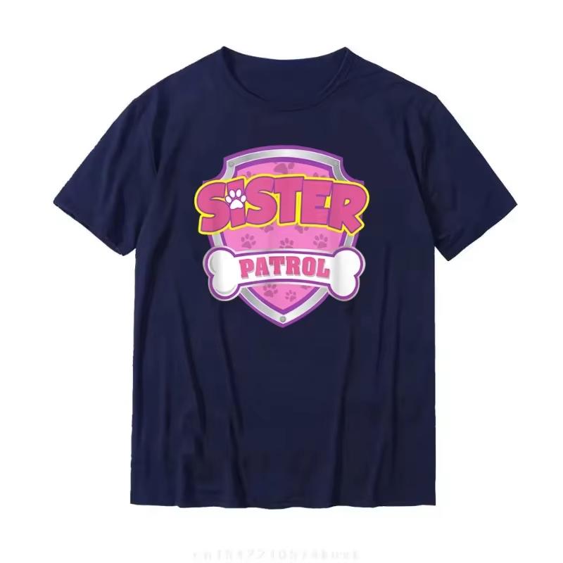 

2025 Summer Fashion Funny Sister Patrol - Dog Mom Dad for Men Women T-Shirt Cool Tops Shirt Cheap Unique Cotton Women s T Shirt 4XL