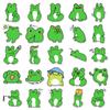 50 Cartoon Frog Graffiti Stickers for DIY Phone Cases & Suitcases