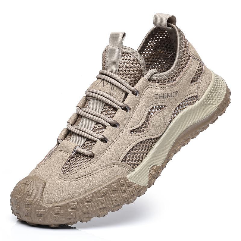 Men's Shoes Summer New Soft Sole Light Breathable Deodorant Mesh Shoes Wear-resistant Non-slip Versatile Casual Shoes