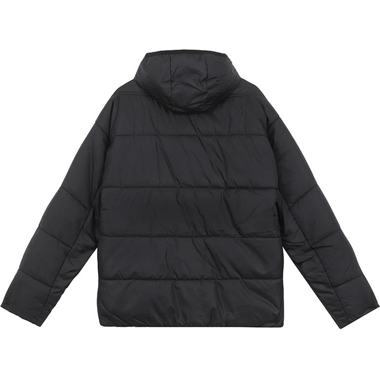 Nike Hooded Zipper Drop Shoulder Long Sleeve Cotton Jacket Men Jackets Black FD7702-010