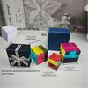Three-Color Crystal Cube Prism: Study Ornament & Sun Catcher