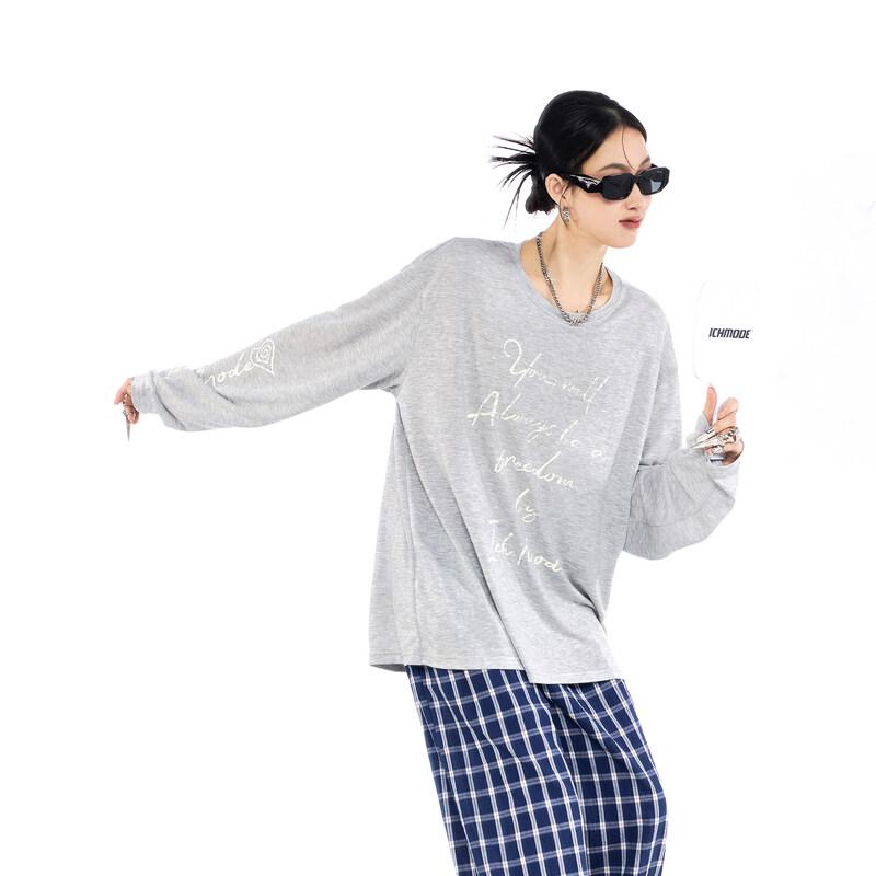 ICH MODE Cooling Lyocell Lightweight Long Sleeve T-Shirt L