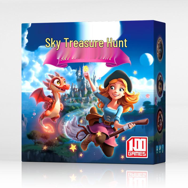Охота за сокровищами в Небесном городе: Настольная игра для вечеринки для взрослых на 2-6 игроков