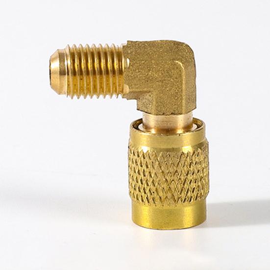 Refrigerant Brass Adapter Rustproof Corrosion Resistant R32/R454B Air Conditioner Reverse