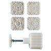 Chinese Style Flower Mooncake Mold 180g DIY Hand Pressure Fondant Moon Cake Mould Press Cookie Cutters Baking Tool