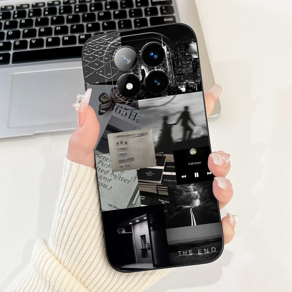 For Redmi Note 14 Pro+ 5G Cover For Redmi Note 14 Pro Plus 5G Case Silicone Cute Cartoon Luxury Fashion Shockproof Bumper Funda