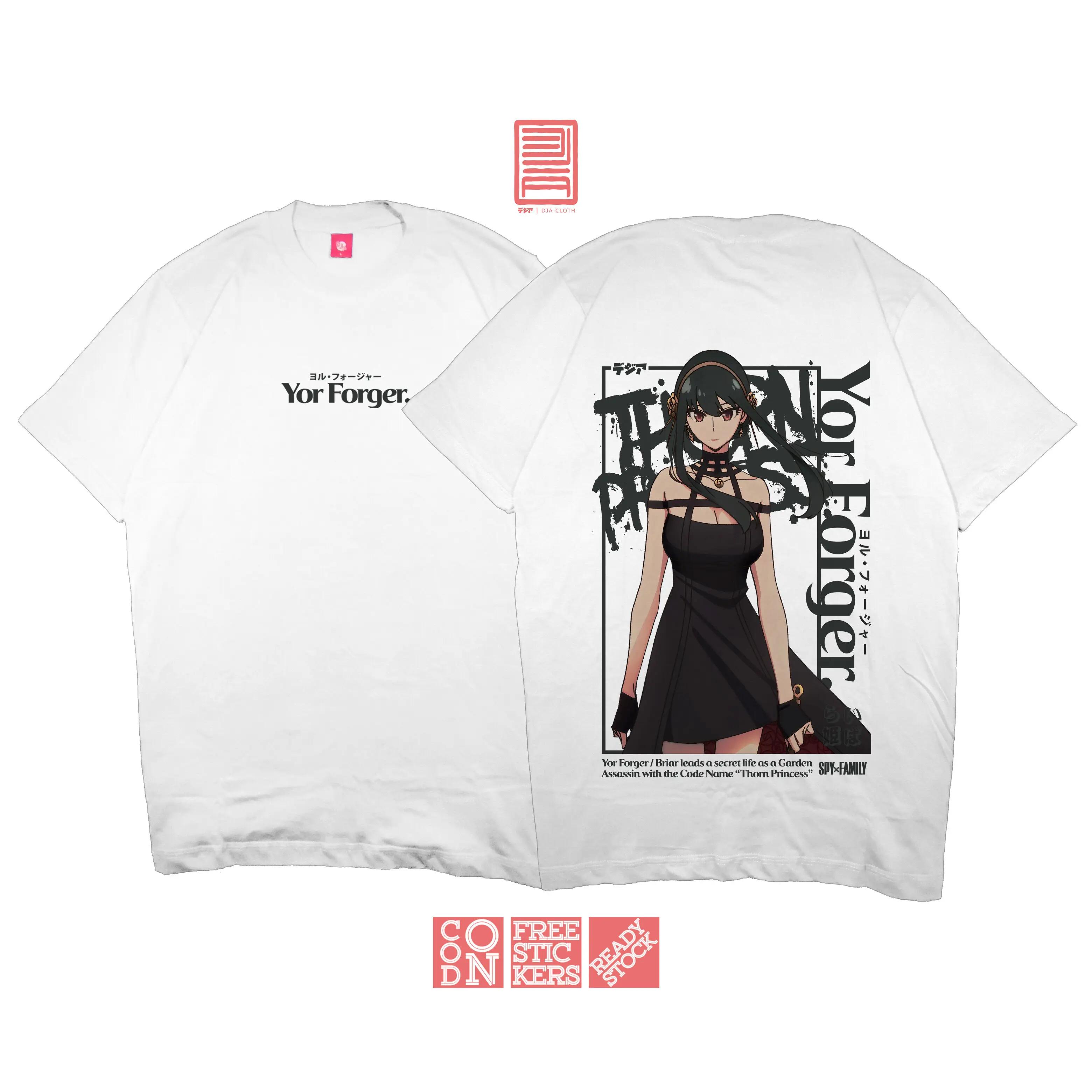 Dja Kaos Yor Forger Spy X Family Thorn Princess TShirt Anime Unisexga Jejepangan Dja Cloth S