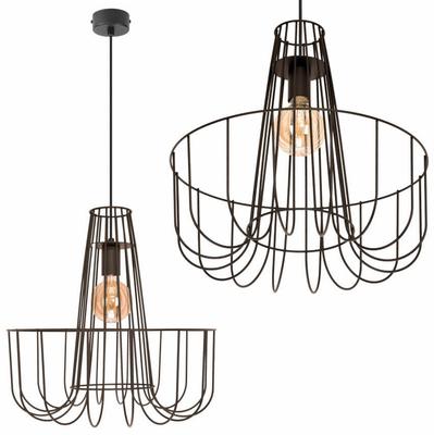 Mexicano 1 Lampa Wisząca - Loftowa, Czarna, 1Xe27