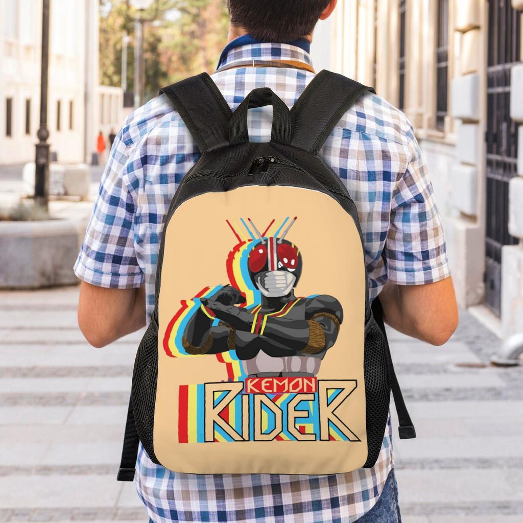 Kamen Riders Travel Backpack Men Women School Laptop Bookbag Tokusatsu College Student Daypack Bags