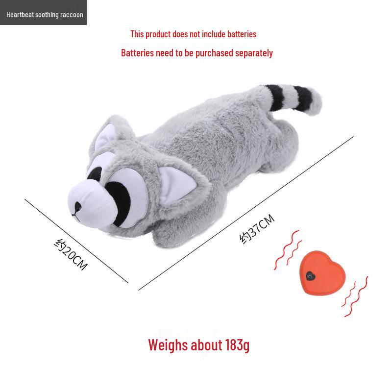 Plyšová hračka pro psa s tlukoucím srdcem pro úzkost a pomoc při spánku