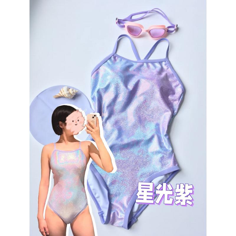 

Racing one-piece swimsuit s sparkling fixed chest cup swimsuit for swimming pools XXL