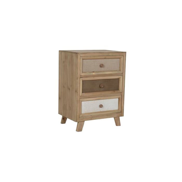 Table de chevet - Home ESPRIT - 48x35x66 cm - Multicolore - Design moderne - Fonctionnelle - Robuste