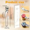 Adjustable Stainless Steel Jar Opener, Jar Openers for Seniors, Jar Opener for Weak Hands, The Extended Design Makes It More Labor-Saving, Manual Jar