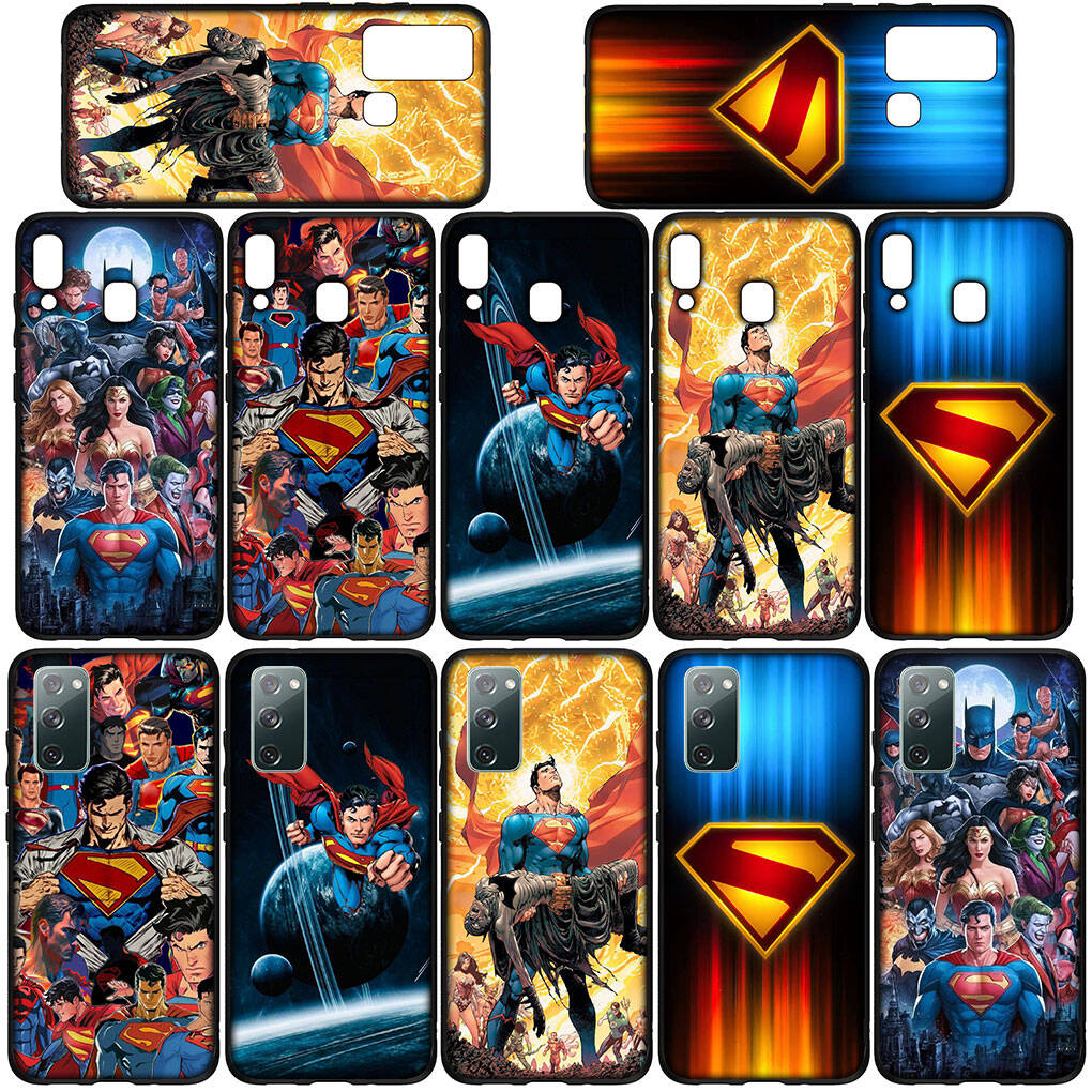 for Samsung Galaxy S25 S24 S23 iPhone 17 16 15 Xiaomi Redmi Note 14 13 12 11 Plus Pro Max A57 Case Kawaii Super Hero Supermans Man OPPO Huawei Cover