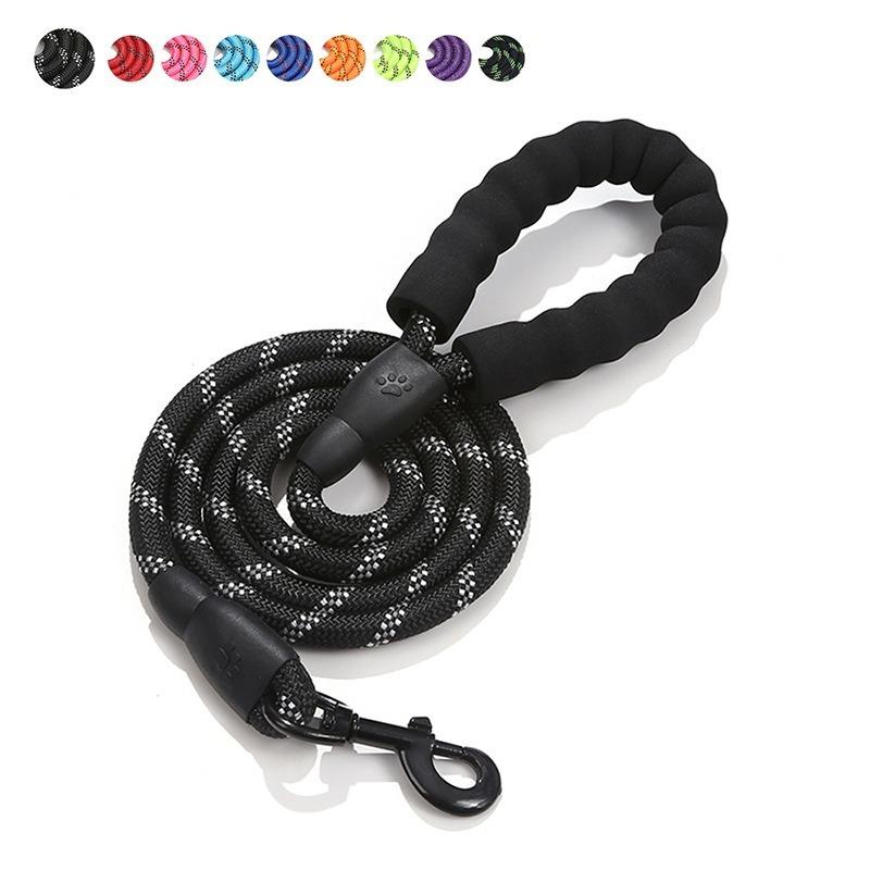 Pet Supplies: Reflective Round Rope, Nylon Woven Leash, Dog Explosion-proof and Dog Walking Rope