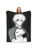 Nagi Seishiro Blankets Fleece Manga Anime Blue Lock Soft Throw Blanket For Bedding Couch Bed Rug