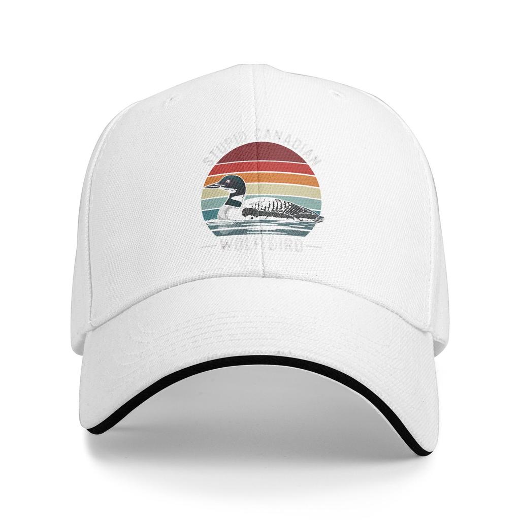 Summer Casual Baseball Cap Heated Rivalry Stupid Canadian Wolf Bird Running Hippie Hip Hop Hats Couple Streetwear Snapback Cap