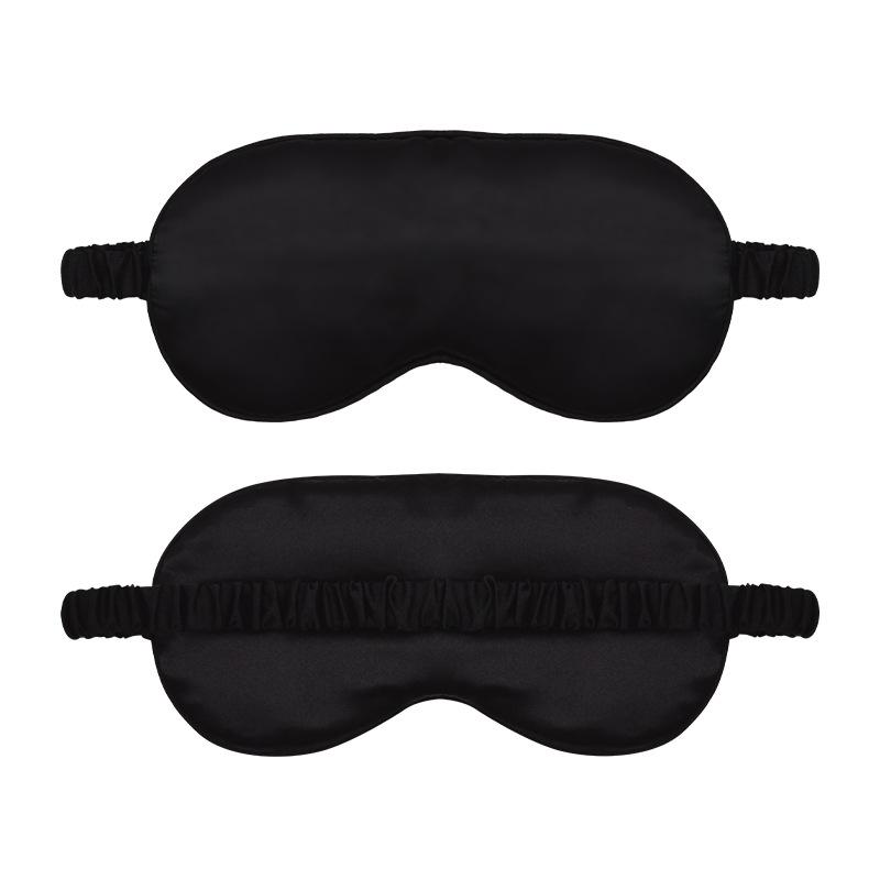 Double-sided Imitation Silk Eye Mask Breathable Sleep Light-blocking Eye Mask Amazon Multi-color Gift Wrap Sleeping Eye Mask