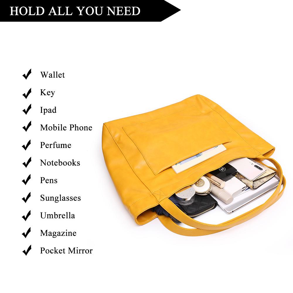 Håndvesker Enkel skulderveske Hasp Håndvesker Stor kapasitet Veske