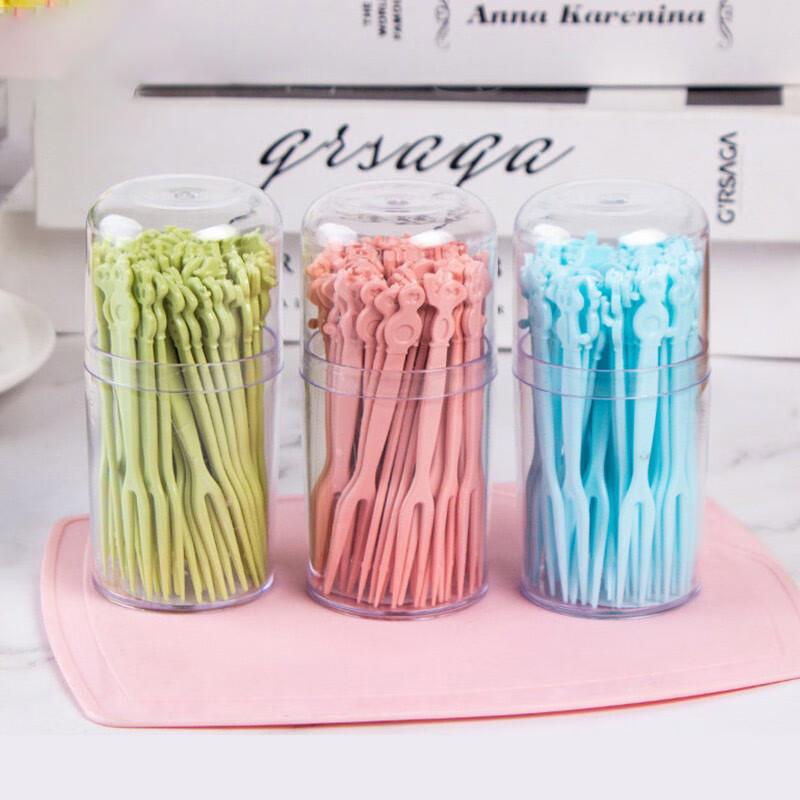 Xingfang Disposable Plastic Fruit & Dessert Forks