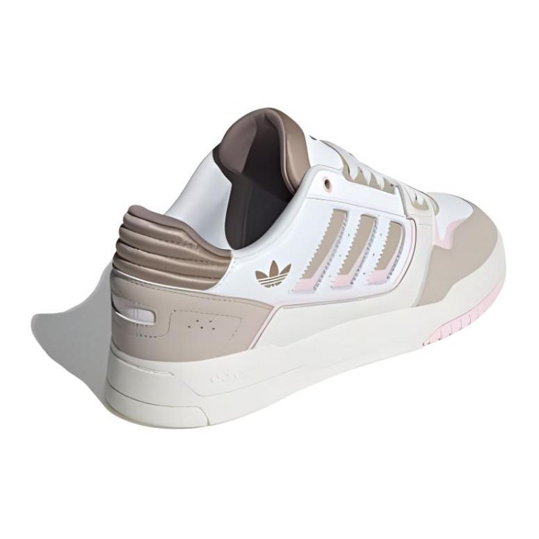 Adidas Originals Drop Step 2.0 Low Comfortable Versatile Shock Absorbing Durable Low Top Skate Shoes Women Sneaker White Gray Pink IG4338