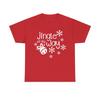 Jingle All The Way Christmas Pullover T Shirts Snowflakes Unisex Tee Top