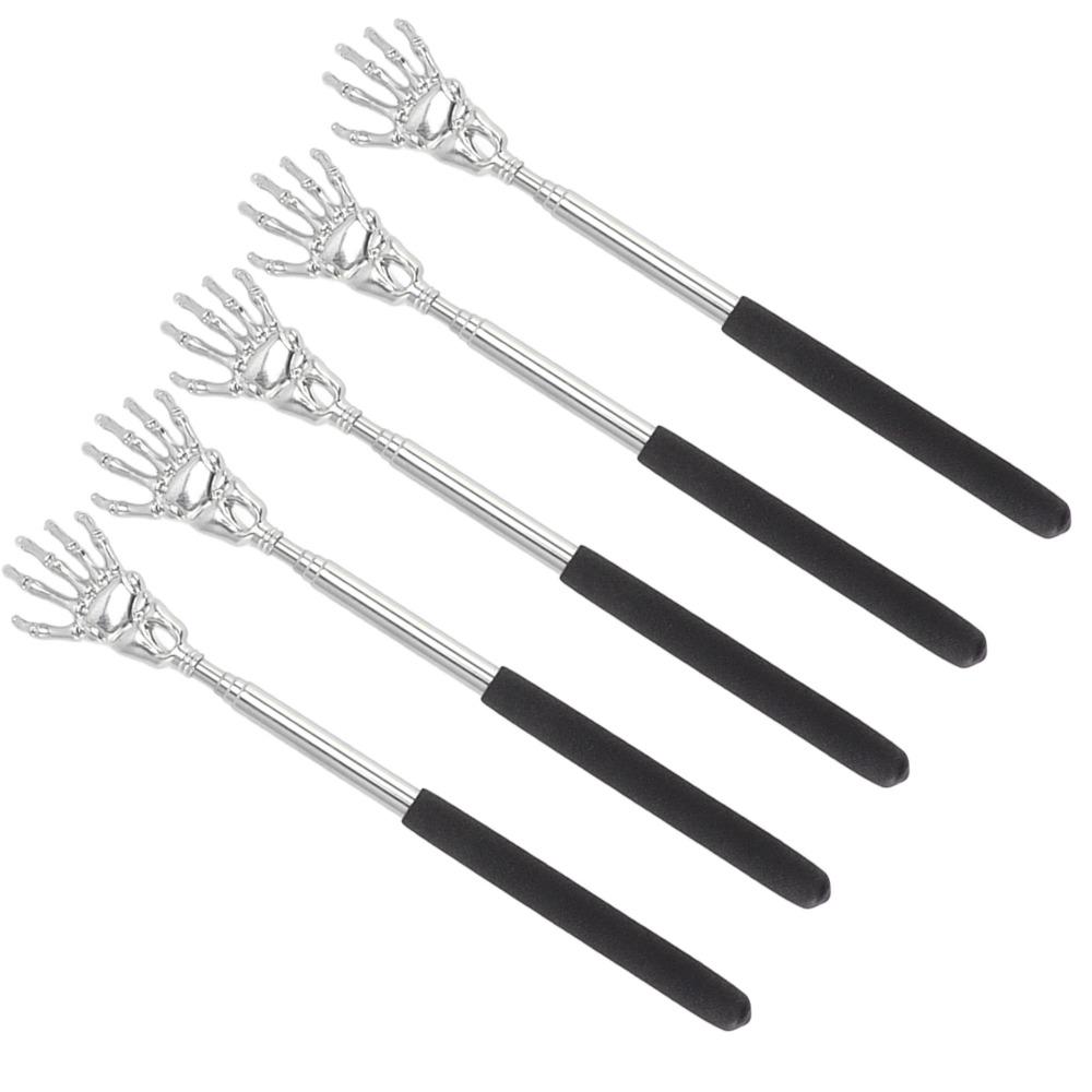5Pcs Telescopic Back Scratcher Portable Body Massager Practical Back Massager  Home Use