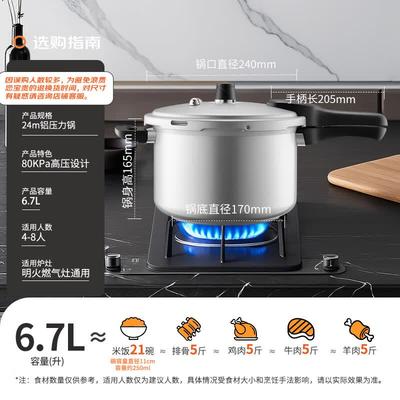 Explosion-Proof Aluminum Pressure Cooker
