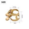 Alto Sax Ligature Brass Ligature Fastener Adjustable Double Screw Alto Sax Mouthpiece Ligature Clip Accessories