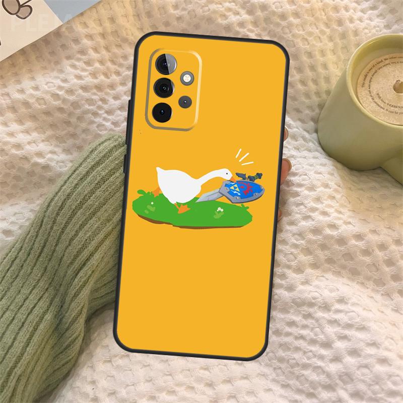 

Untitled Goose Duck Game Phone Case For Samsung Galaxy A34 A54 A14 A13 A12 A32 A52 A22 A72 A31 A51 A71 A52S A53 Cover Samsung A32 5G